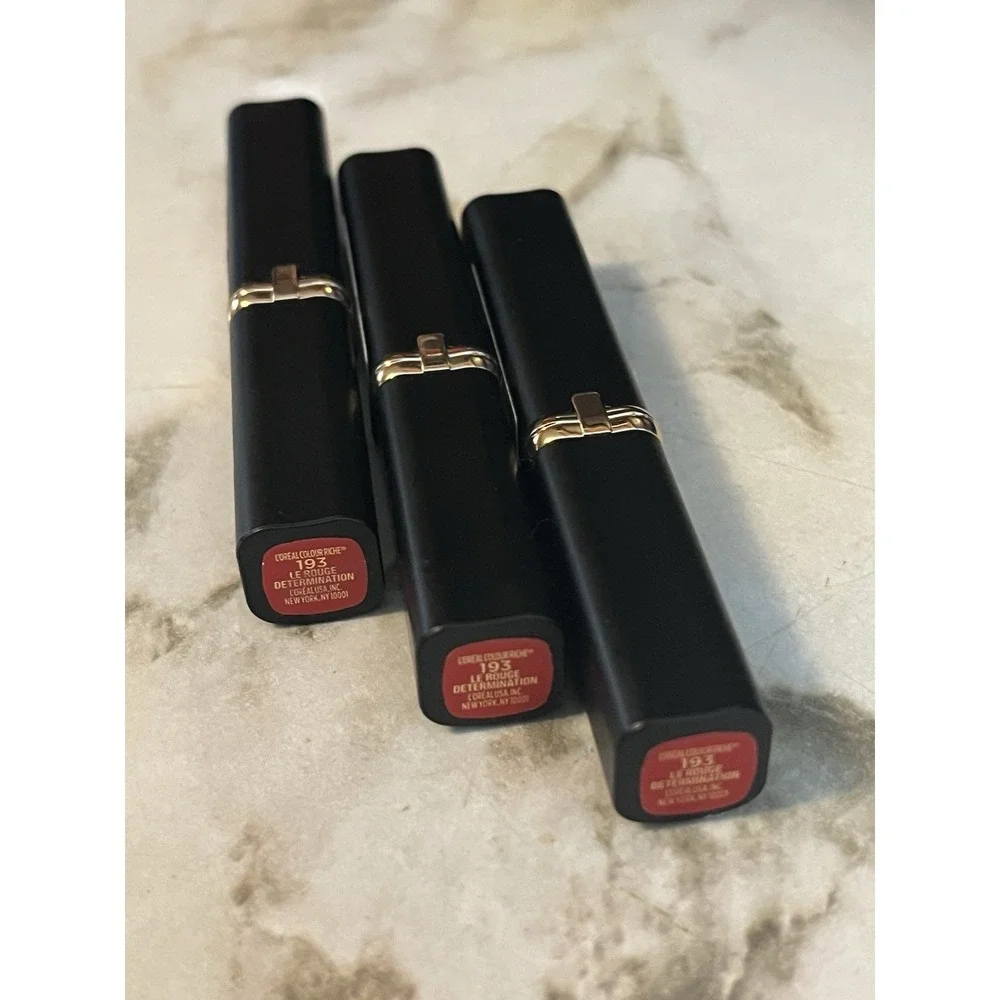3 L'oreal Colour Riche Intense Volume‎ Matte Lipstick Le Rouge Determination 193